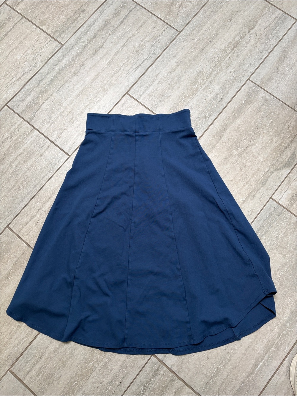 Maeve Deep Navy A-Line Skirt